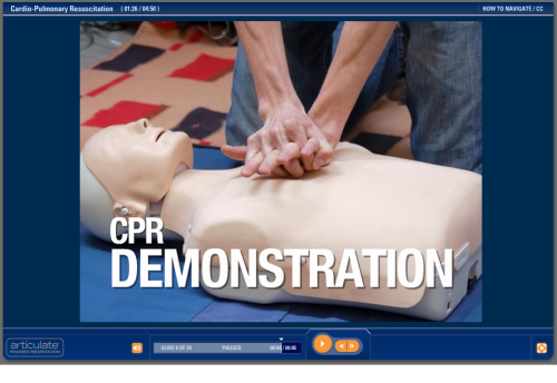 How to PowerPoint - CPR course