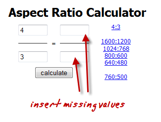 How to PowerPoint - calculate aspect ratio