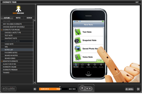 How to PowerPoint - Evernote features