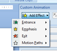 How to PowerPoint - animation choices in PowerPoint
