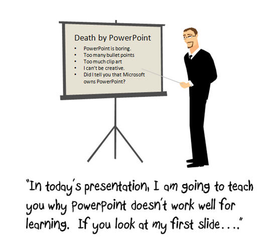 How to PowerPoint - death by PowerPoint