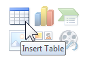 How to PowerPoint - insert table placeholcer How to PowerPoint - insert table placeholcer