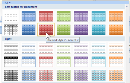 How to PowerPoint - change table style How to PowerPoint - change table style